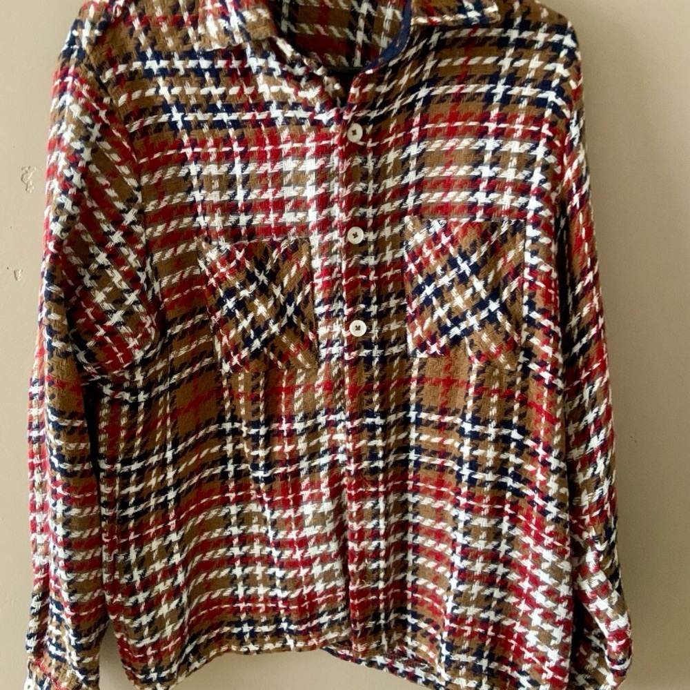 MNML Multicolor Plaid Shirt Jacket